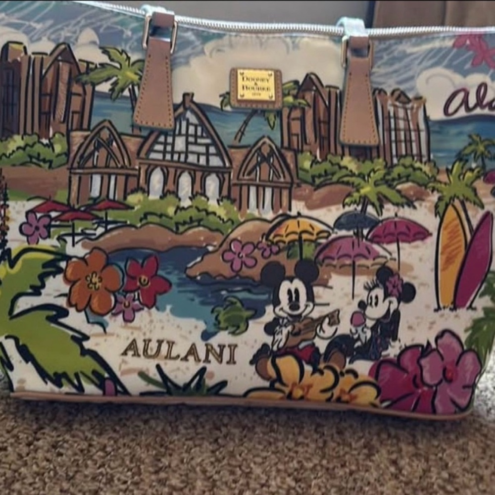 Disney Dooney & Bourke Aulani Themed Tote Bag - Multicolor